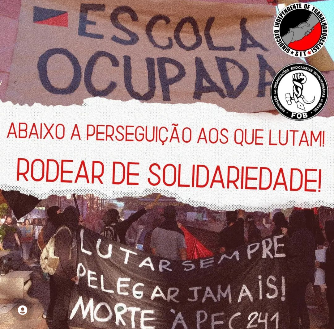 [Paraná] Abaixo a Perseguição ao que Lutam!!!