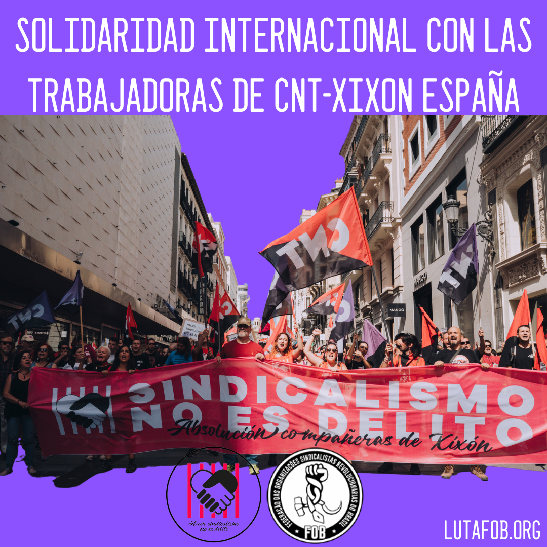 Espanha – Chamada de Solidariedade com os 6 de “La Suiza”