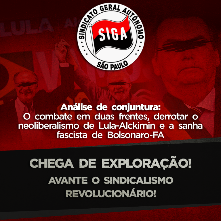 O combate em duas frentes: derrotar o neoliberalismo de Lula-Alckmin e a sanha fascista de Bolsonaro/Forças Armadas