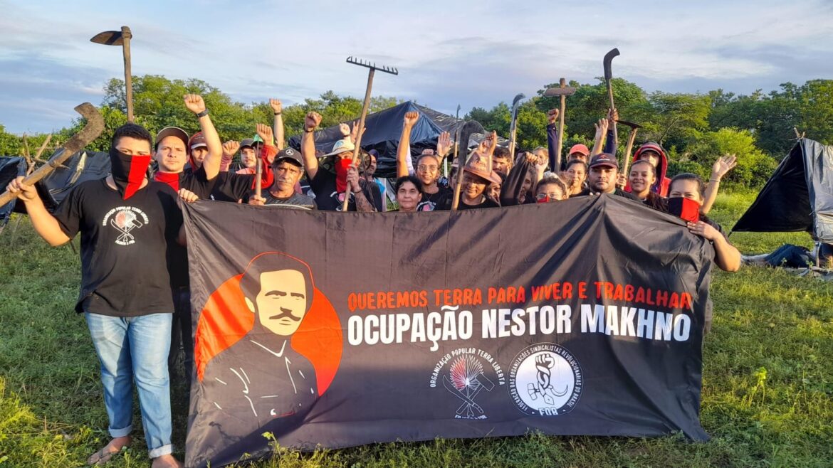 Ocupação Nestor Makhno: Organização Terra Liberta Ocupa Terra Abandonada em Massapê-CE