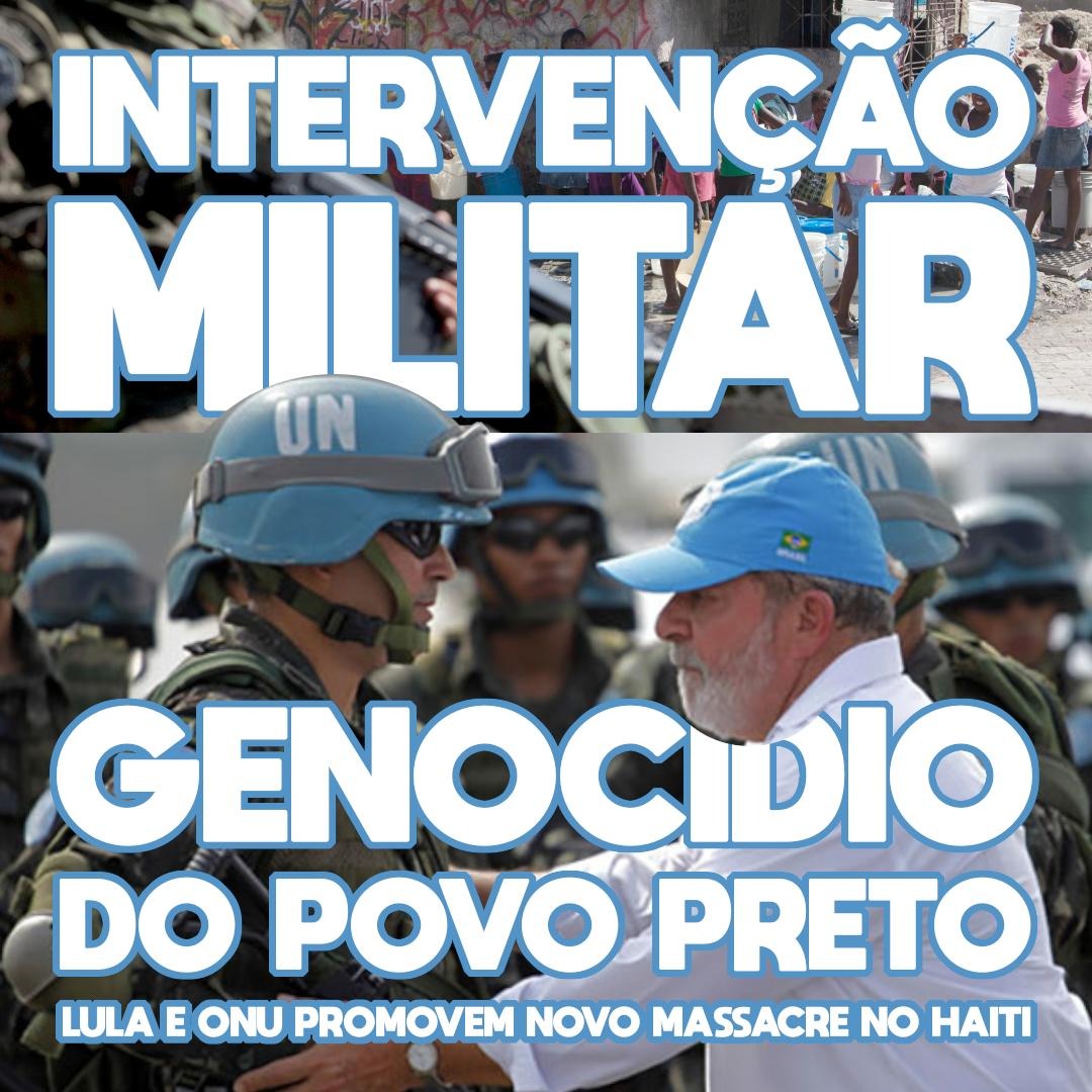 Não à intervenção imperialista no Haiti