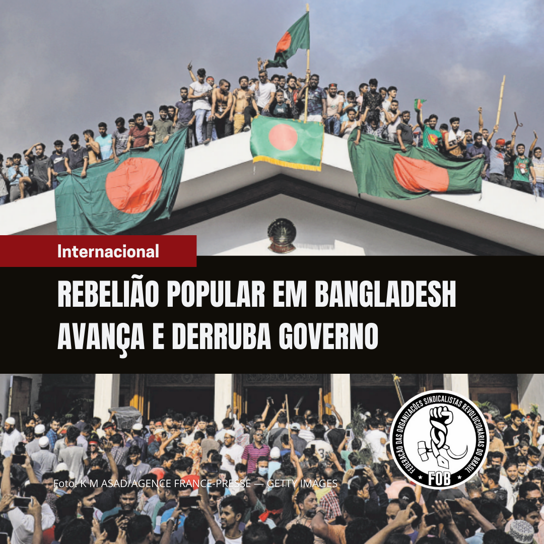 Rebelião popular em Bangladesh avança e derruba governo