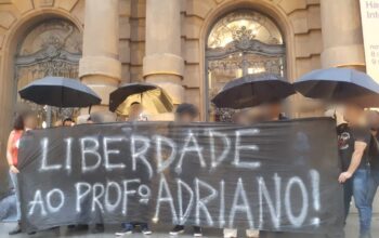 Ato Em Solidariedade Ao Professor Adriano Em Sp