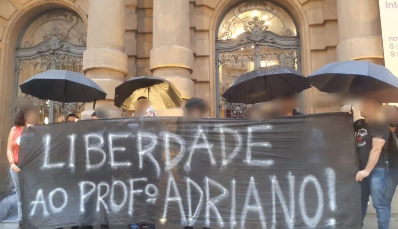 Ato Em Solidariedade Ao Professor Adriano Em Sp