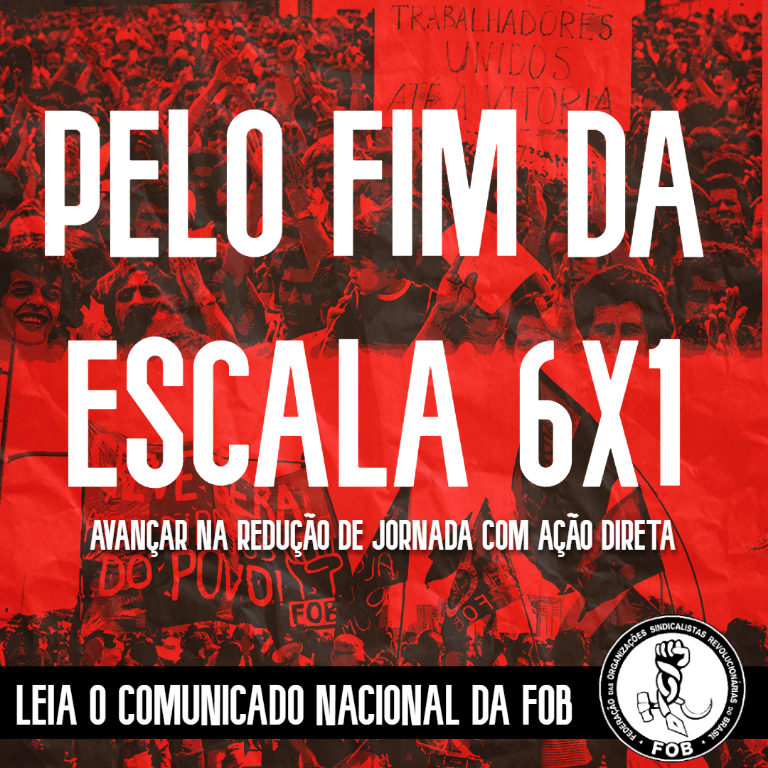 Pelo Fim da Jornada 6X1!!!