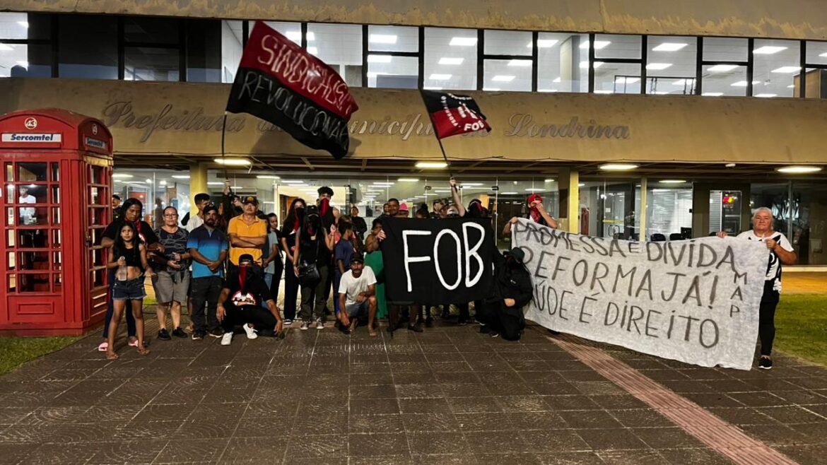 MAP ocupou a Prefeitura de Londrina por Melhorias no Saneamento Básico