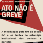 Post para Instagram ATO NÃO É GREVE